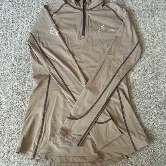 LEMIEUX Long Sleeve Base Layer, Tan/Brown, XS - Picture 5 of 5